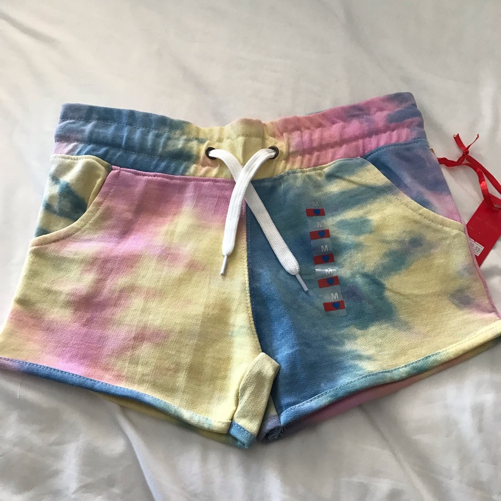 Colorful Tie Dye Shorts